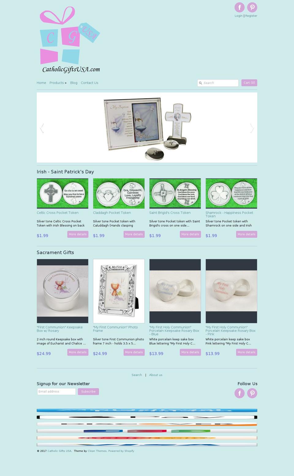 catholicgiftsusa.com shopify website screenshot