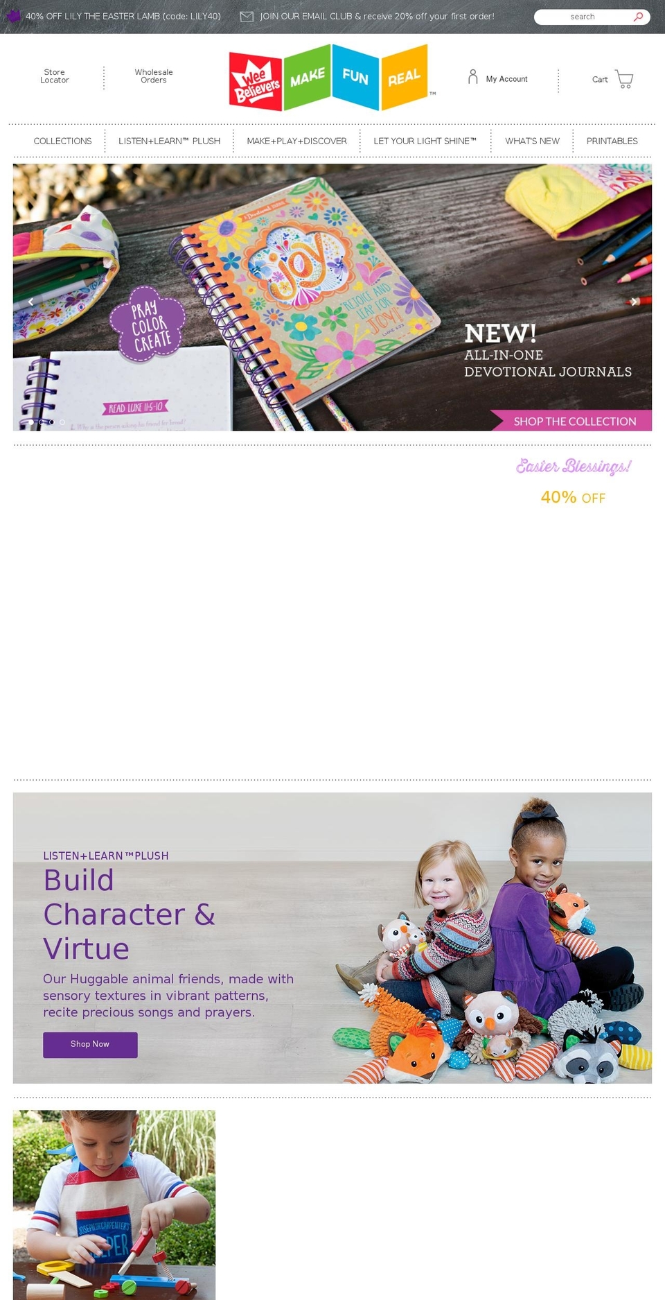 catholicplush.com shopify website screenshot
