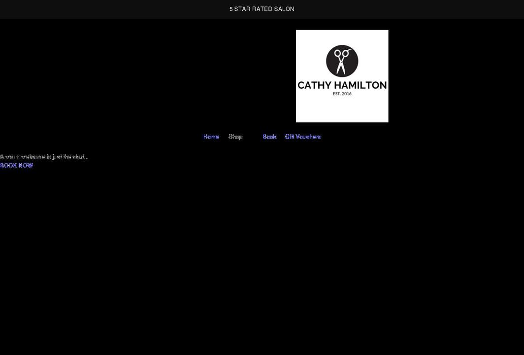 cathyhamilton.co.uk shopify website screenshot