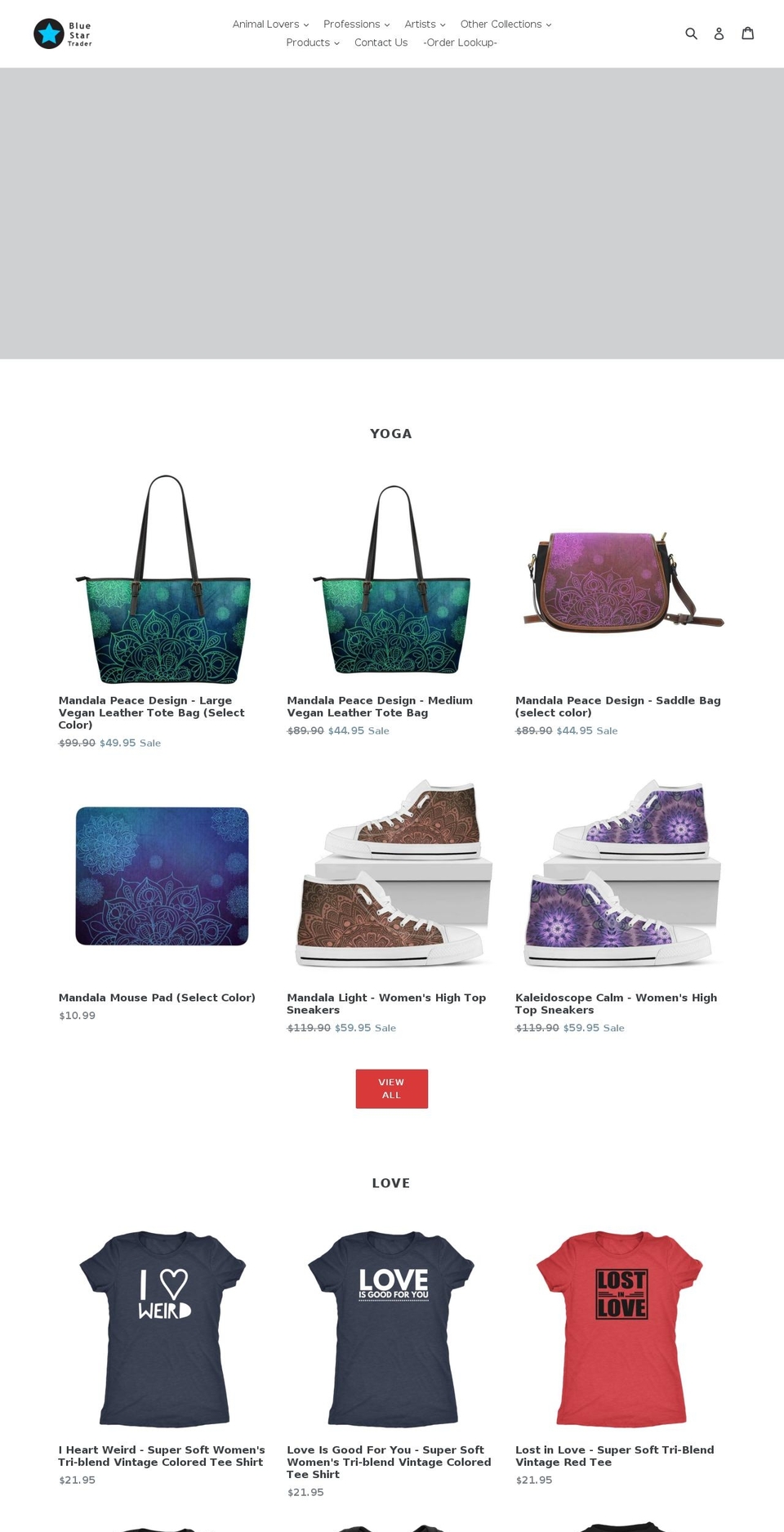 catloverstore.com — Shopify storefront screenshot
