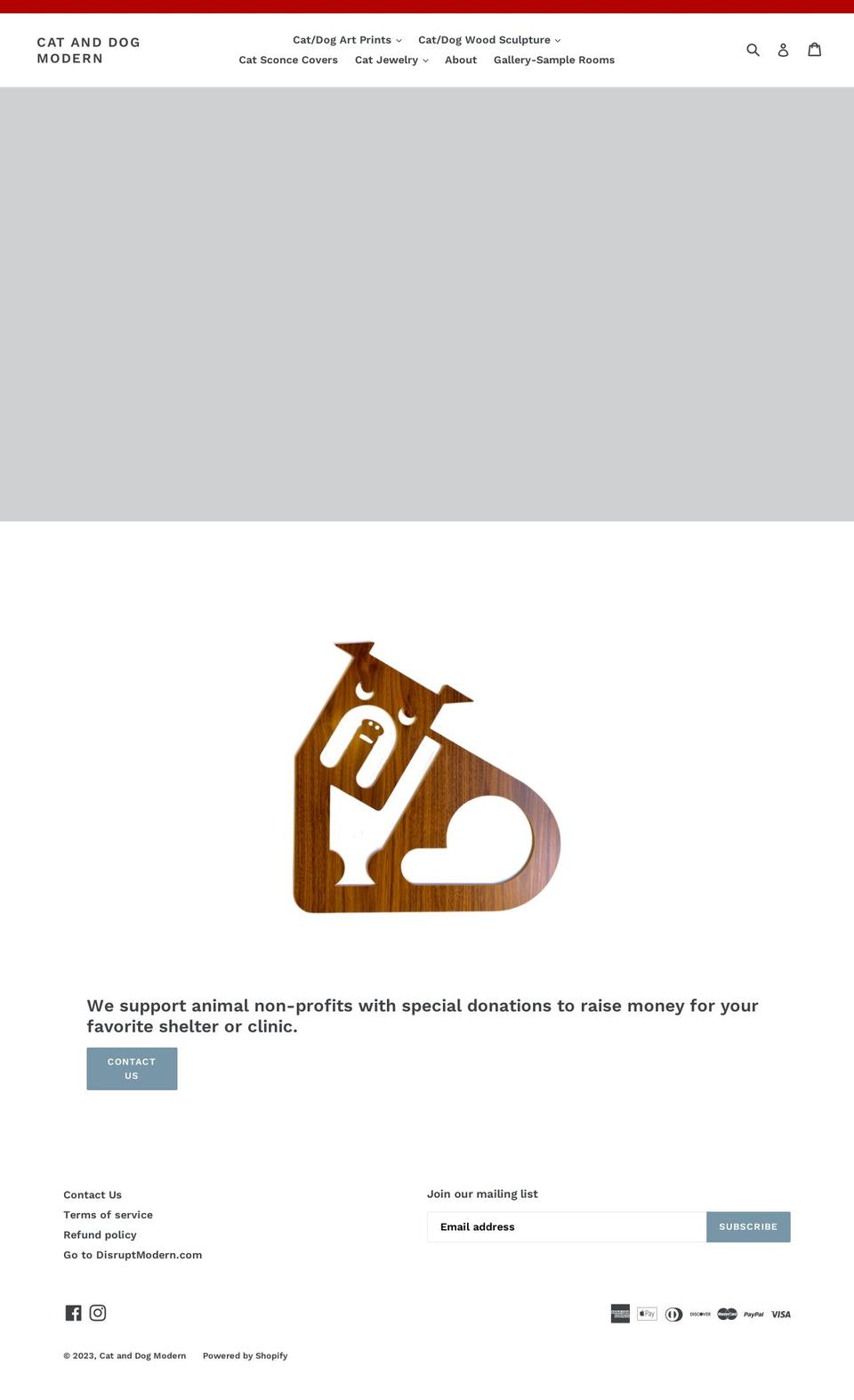 catmodern.com — Shopify storefront screenshot