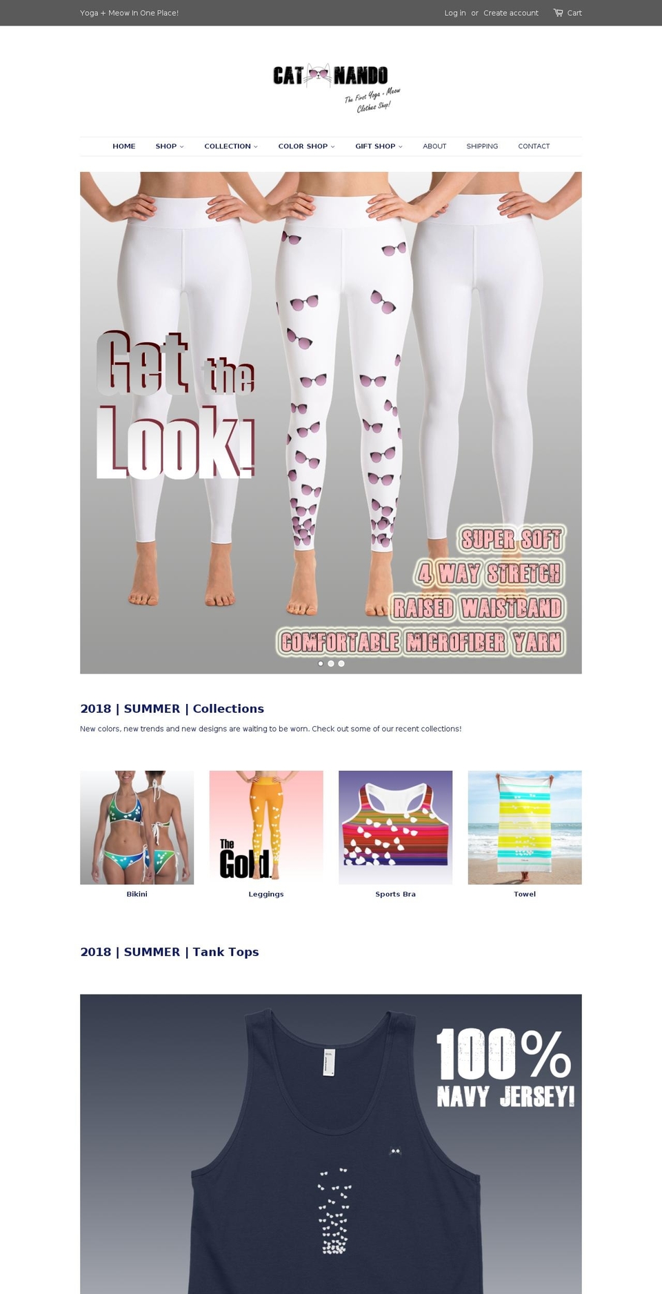 catnando.com — Shopify storefront screenshot