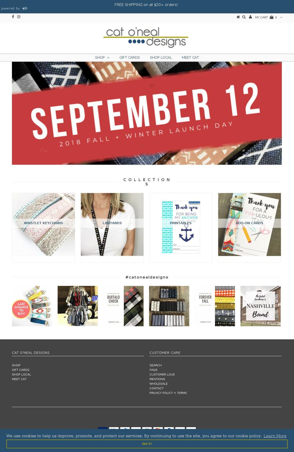 catonealdesigns.com — Shopify storefront screenshot