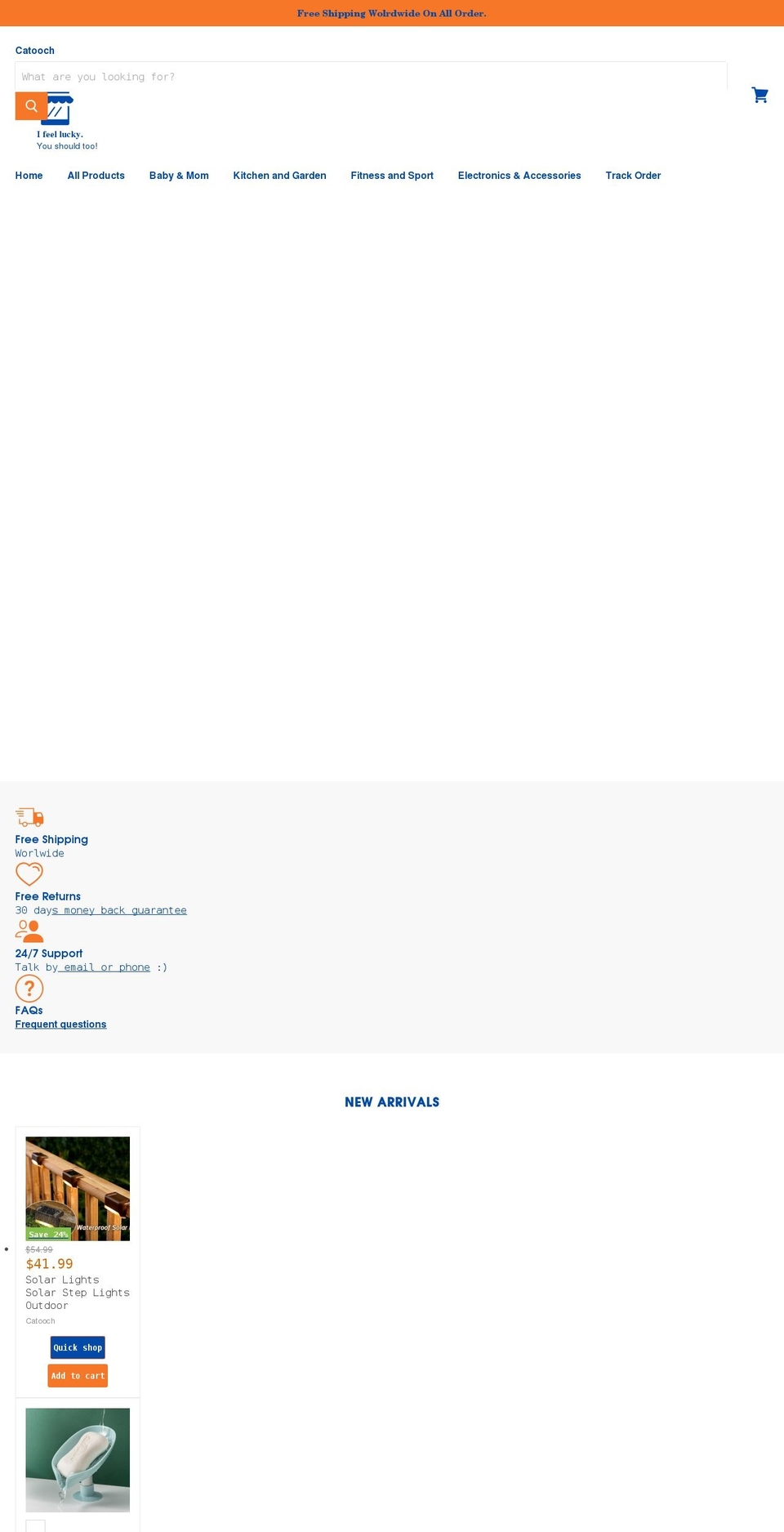 catooch.com shopify website screenshot
