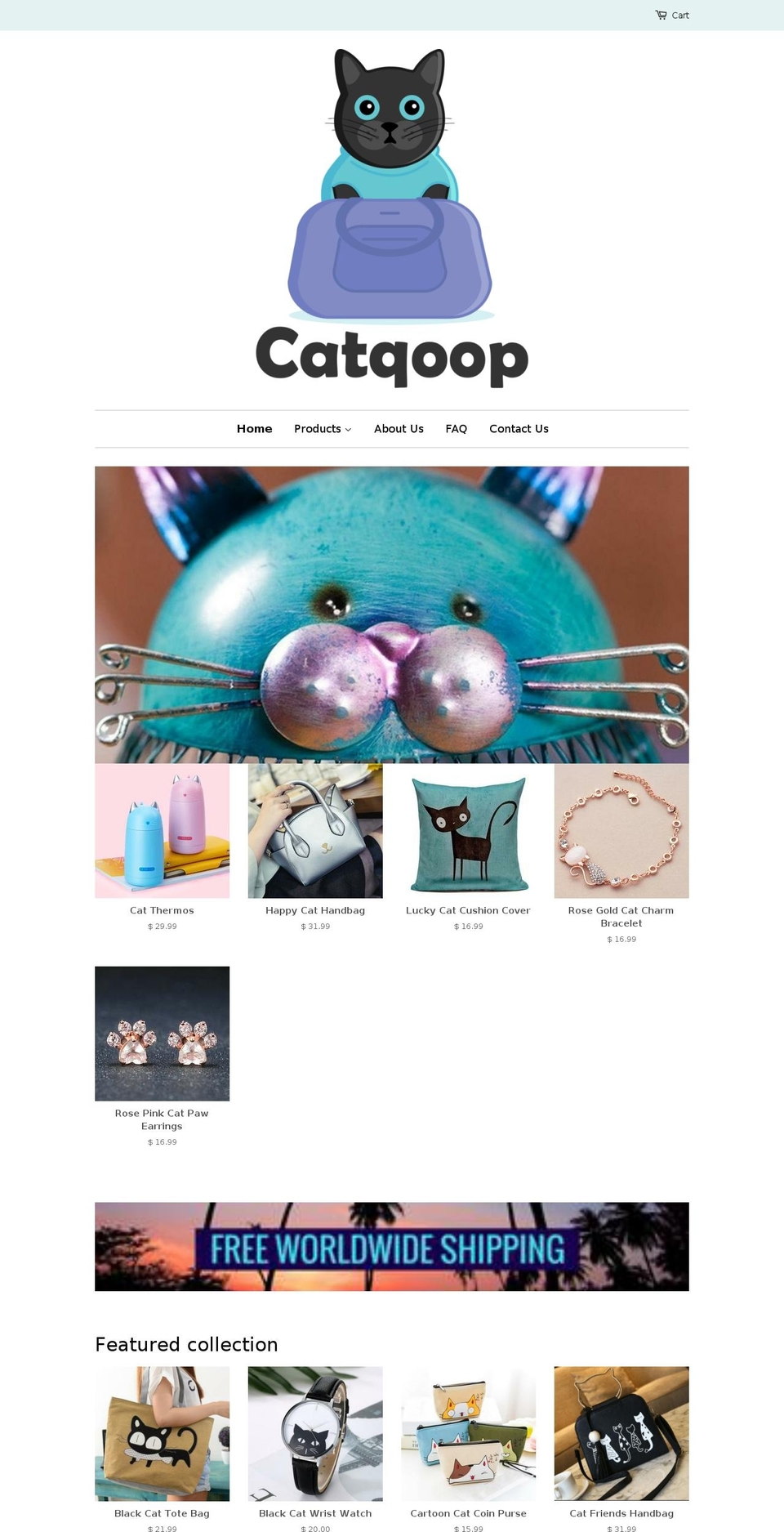 catqoop.com — Shopify storefront screenshot