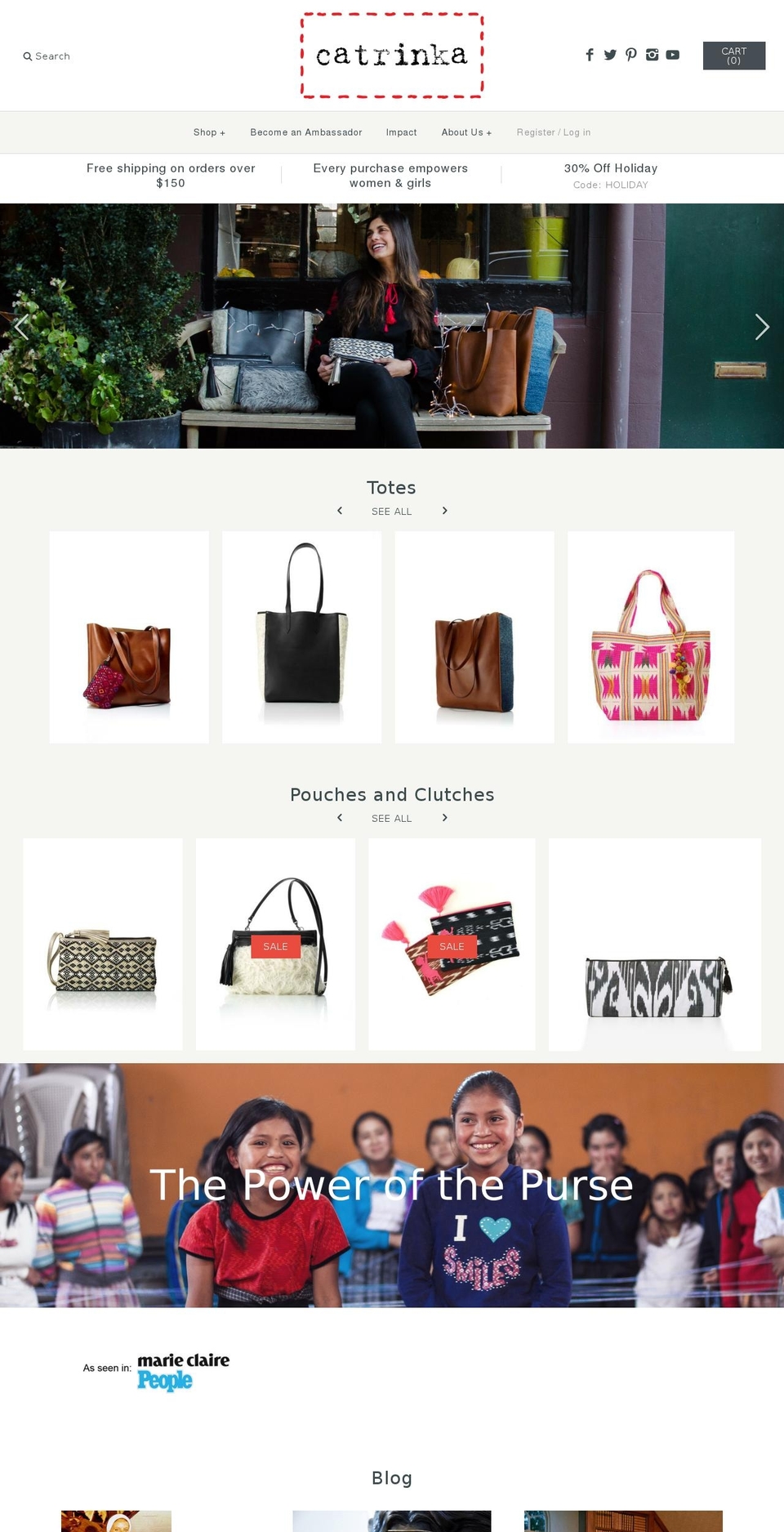 catrinka.com shopify website screenshot