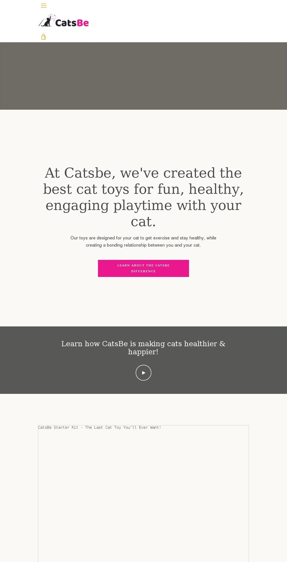 catsbe.shop shopify website screenshot