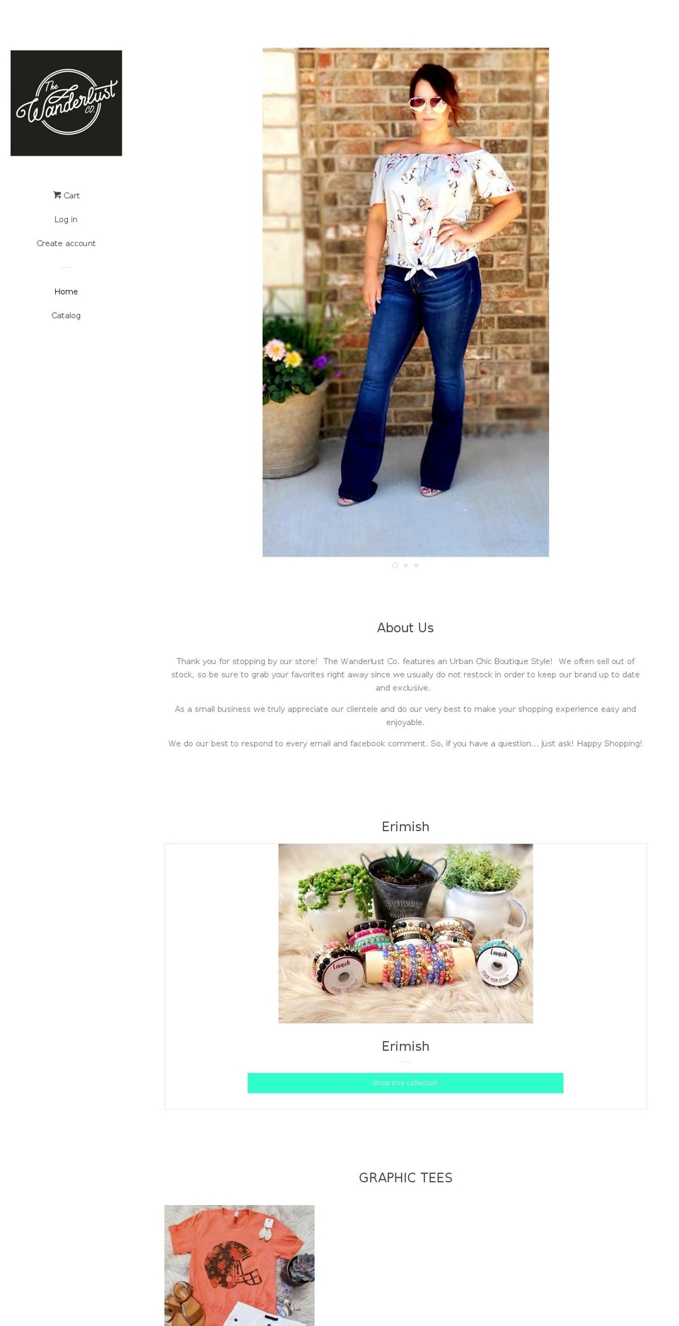 catsboutiqueok.com — Shopify storefront screenshot