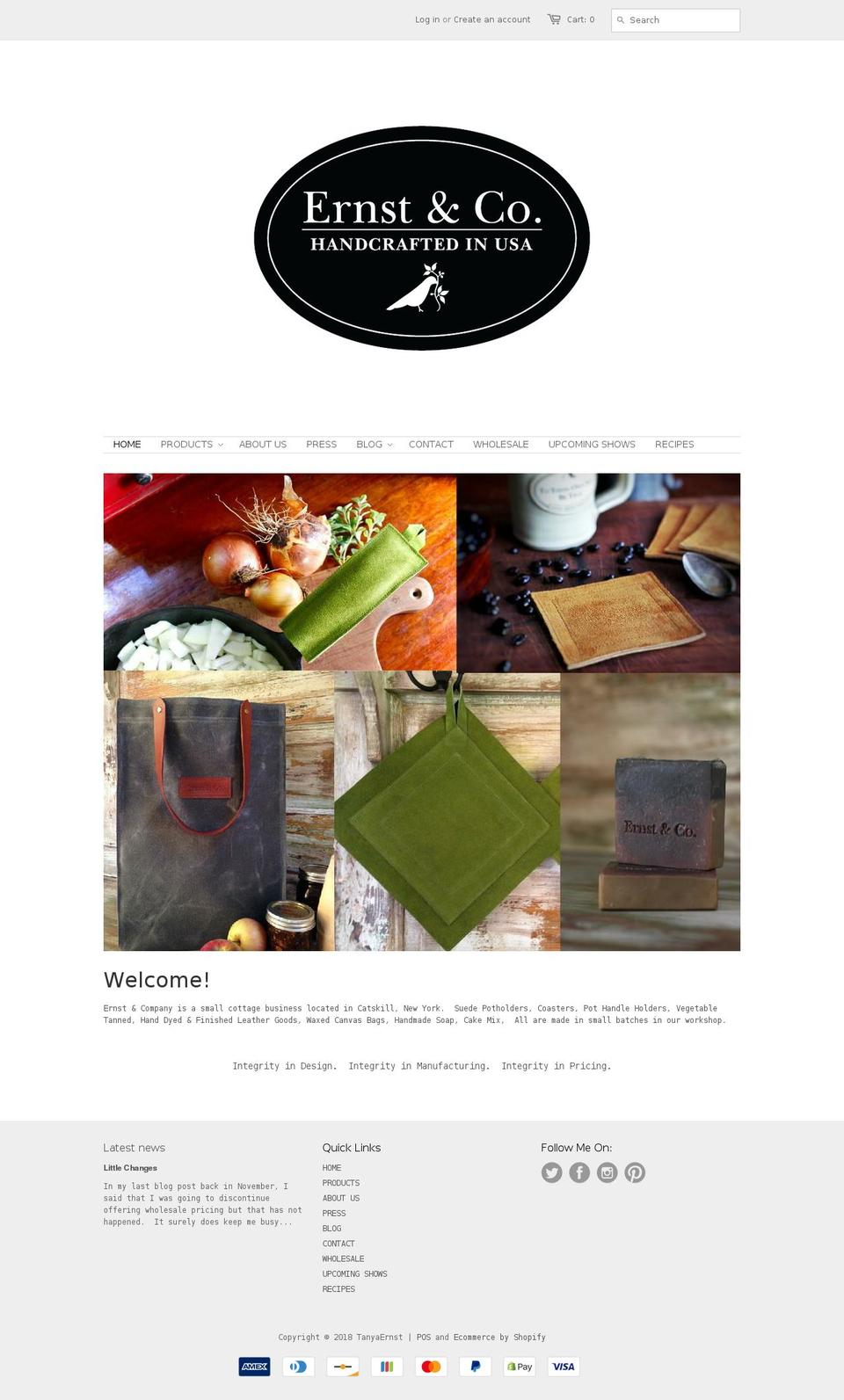 catskillmountaincountry.com — Shopify storefront screenshot