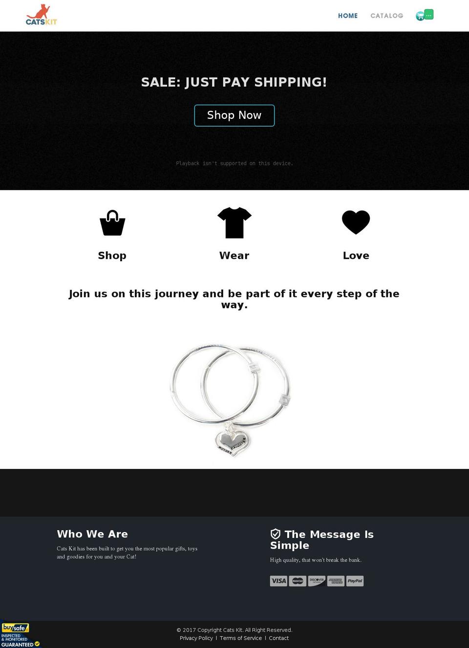 catskit.com shopify website screenshot