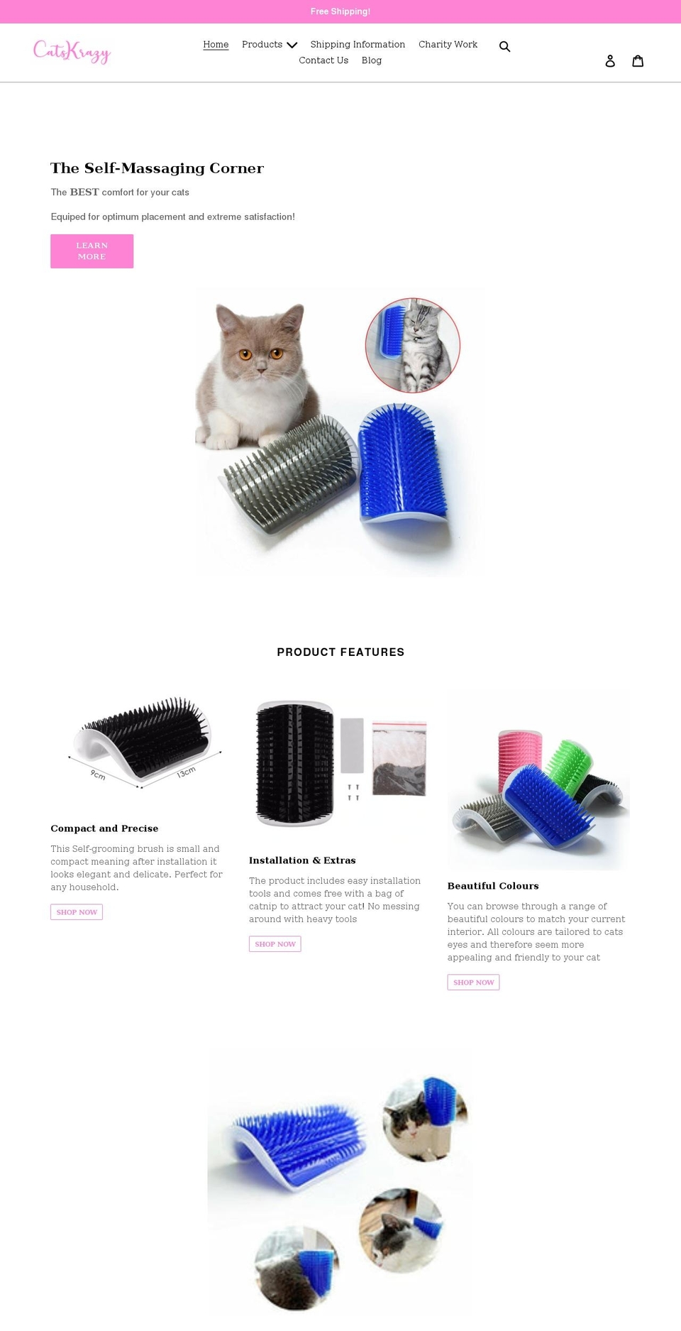 catskrazy.com shopify website screenshot