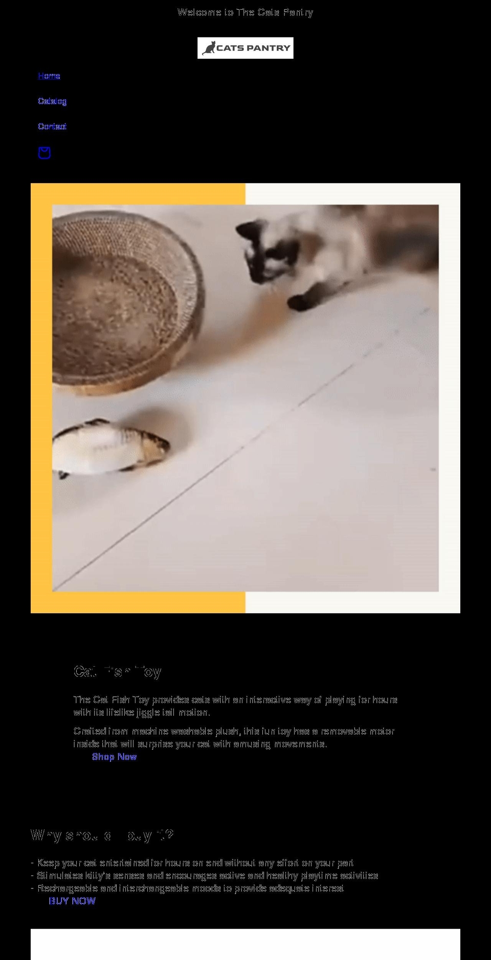 catspantry.com shopify website screenshot