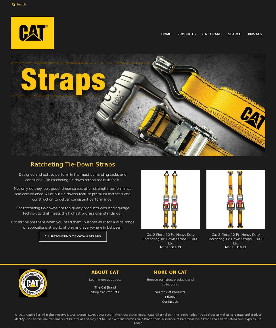 catstraps.com shopify website screenshot