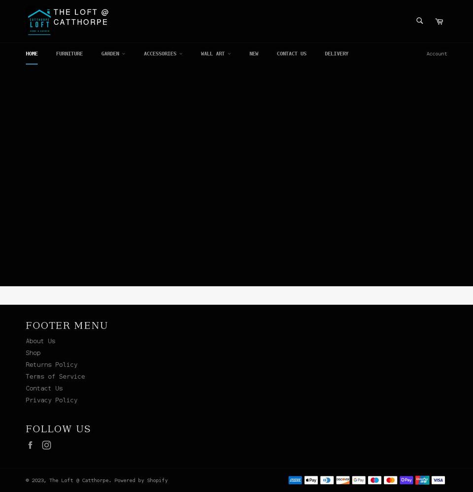 catthorpeloft.com shopify website screenshot