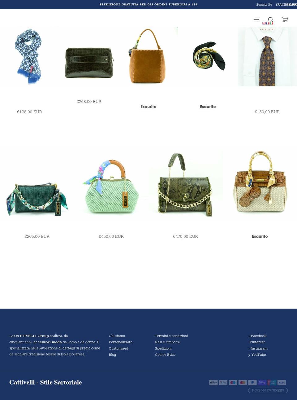 cattivelli.store shopify website screenshot