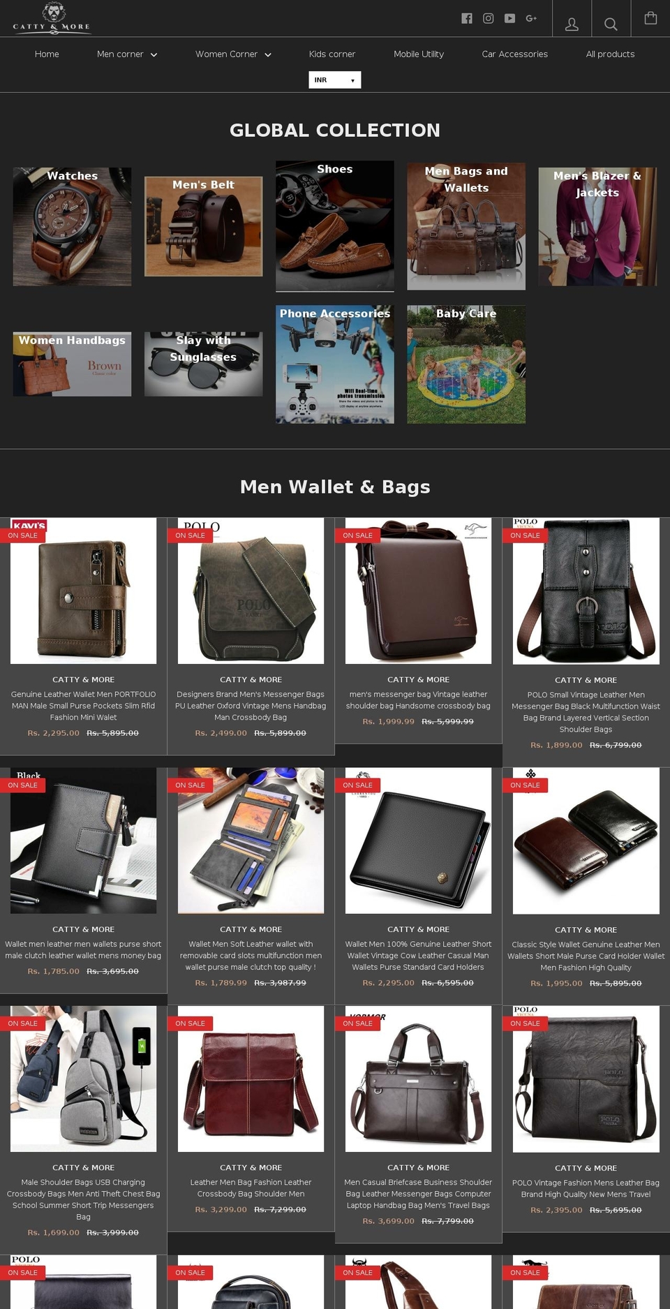 cattyandmore.com shopify website screenshot