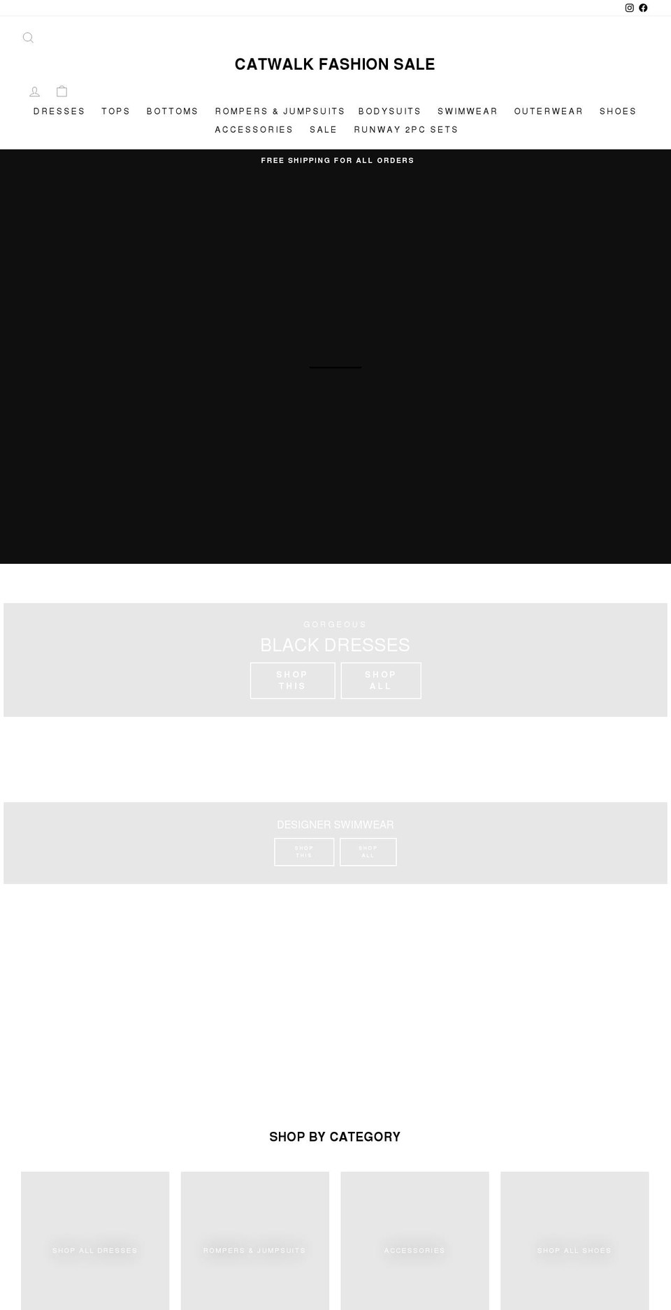 catwalkfashionsale.com shopify website screenshot