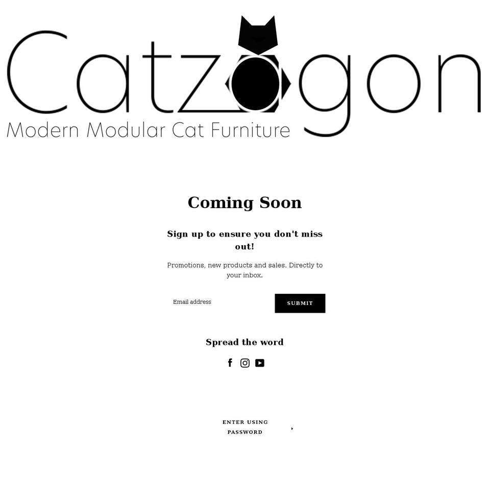catzagon.com shopify website screenshot