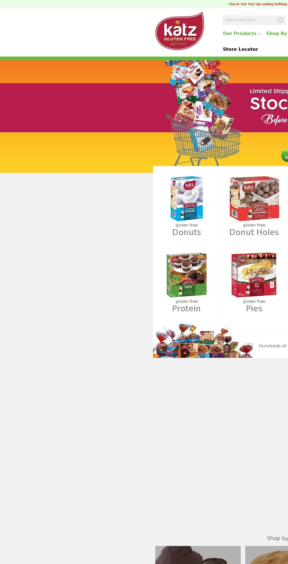 katz-gluten-free Shopify theme site example catzglutenfree.com