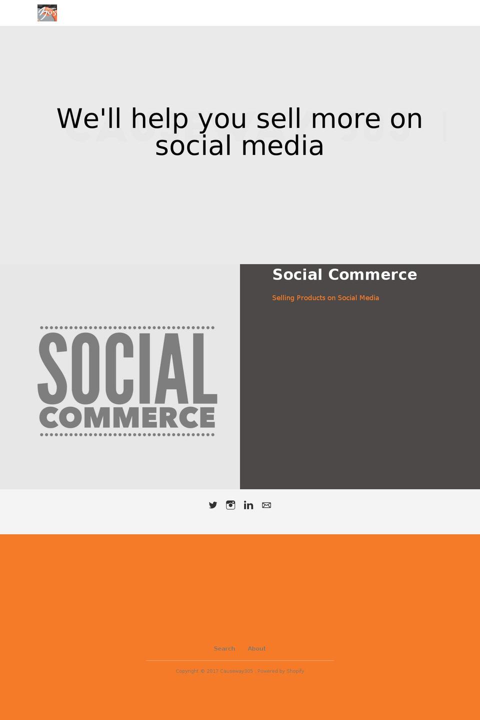 causeway305.com shopify website screenshot