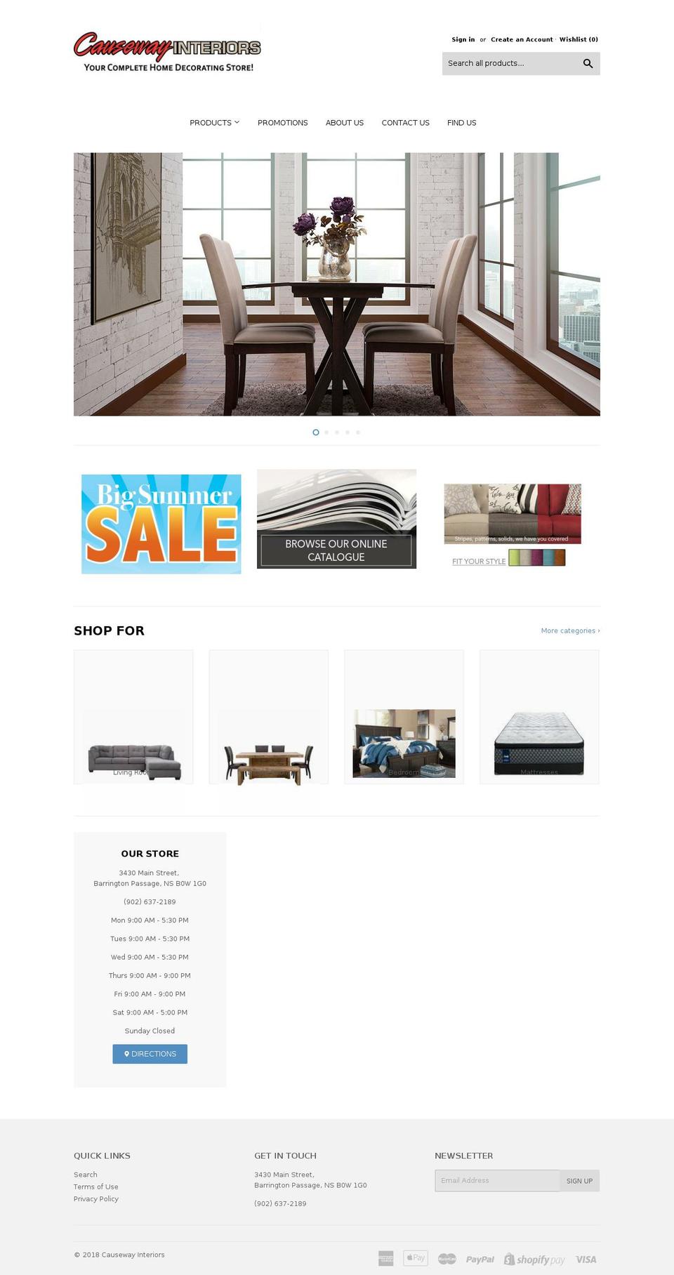 Recliner----TZ Shopify theme site example causewayinteriors.ca