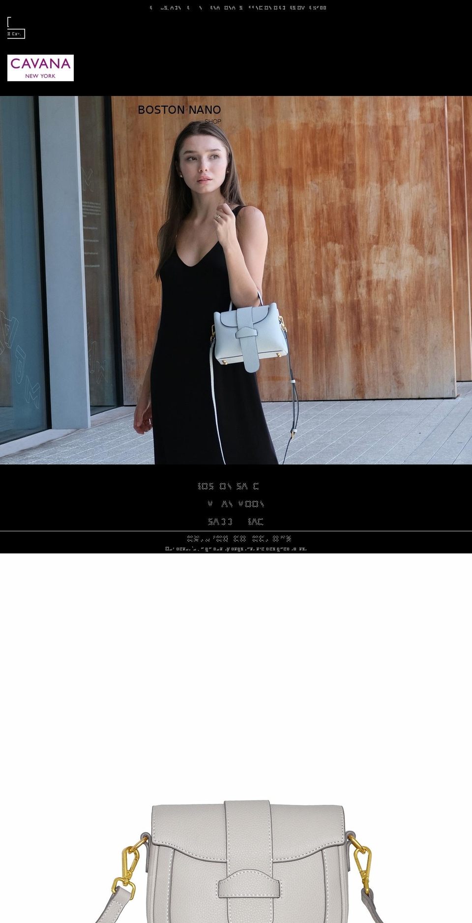 cavananewyork.com shopify website screenshot