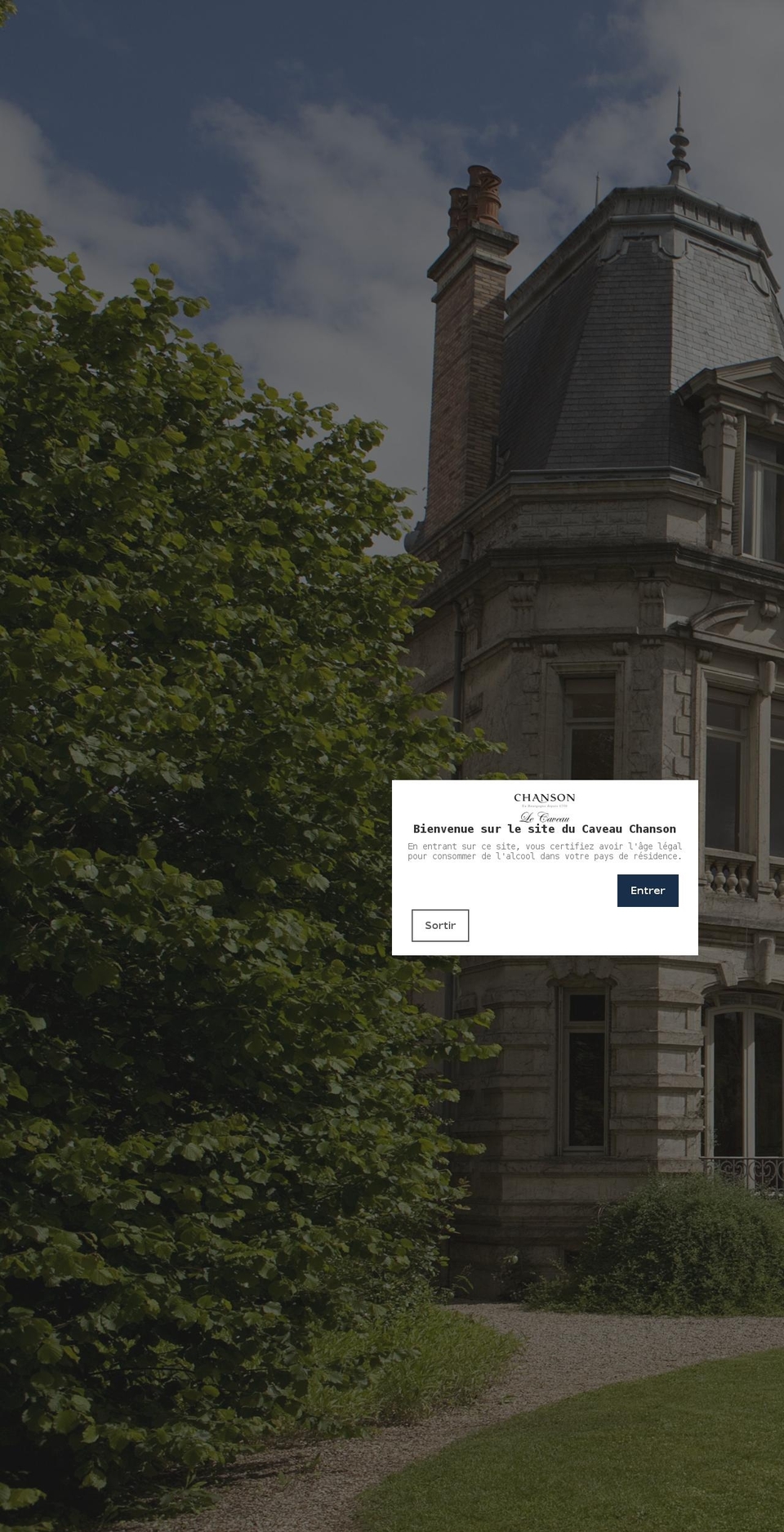caveauchanson.com shopify website screenshot