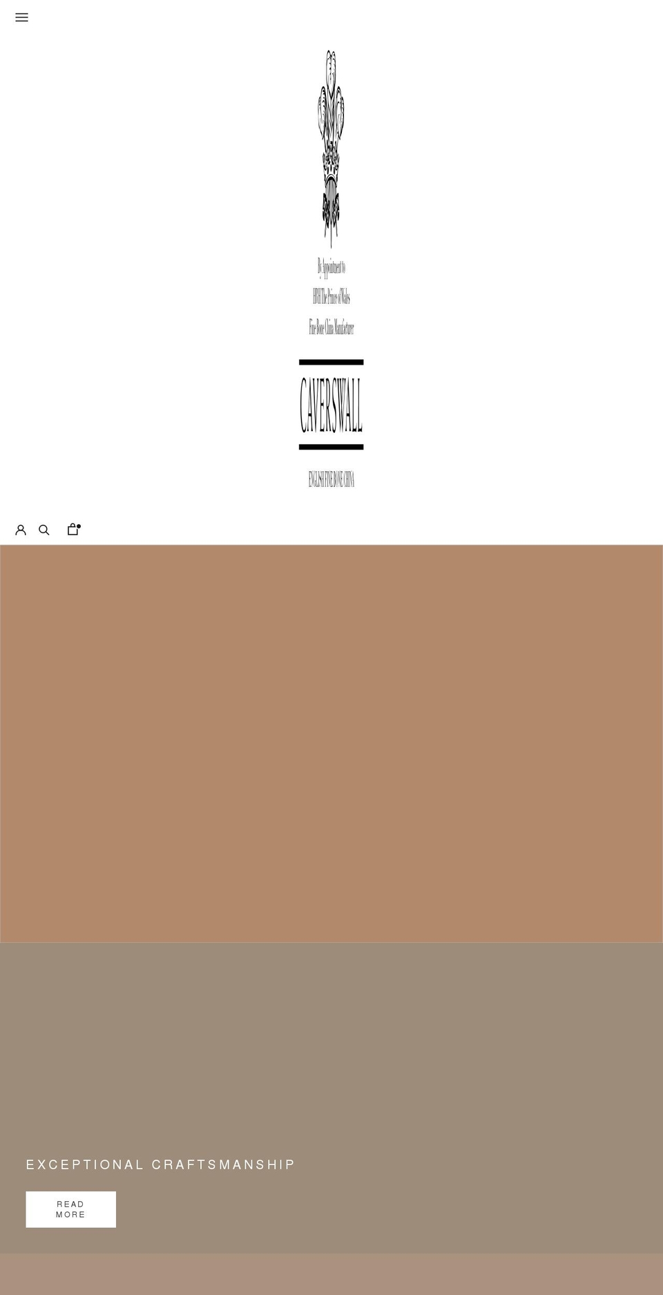 caverswallenglishchinacompany.co.uk shopify website screenshot