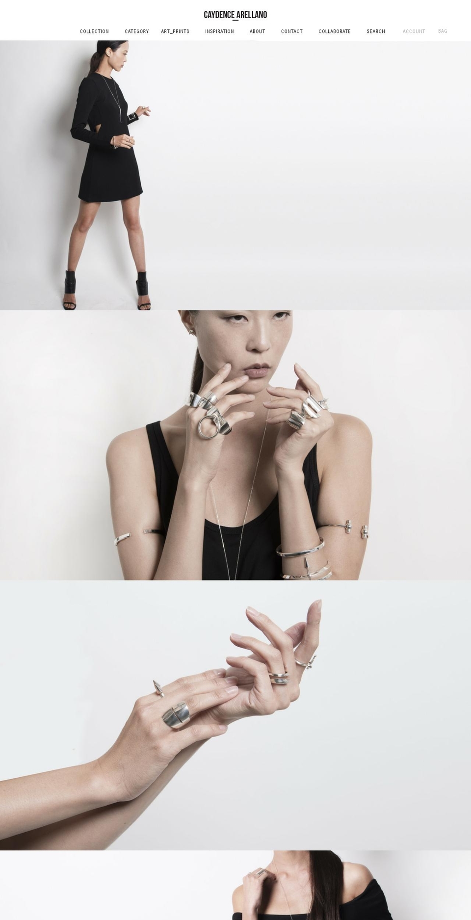 caydencearellano.com shopify website screenshot