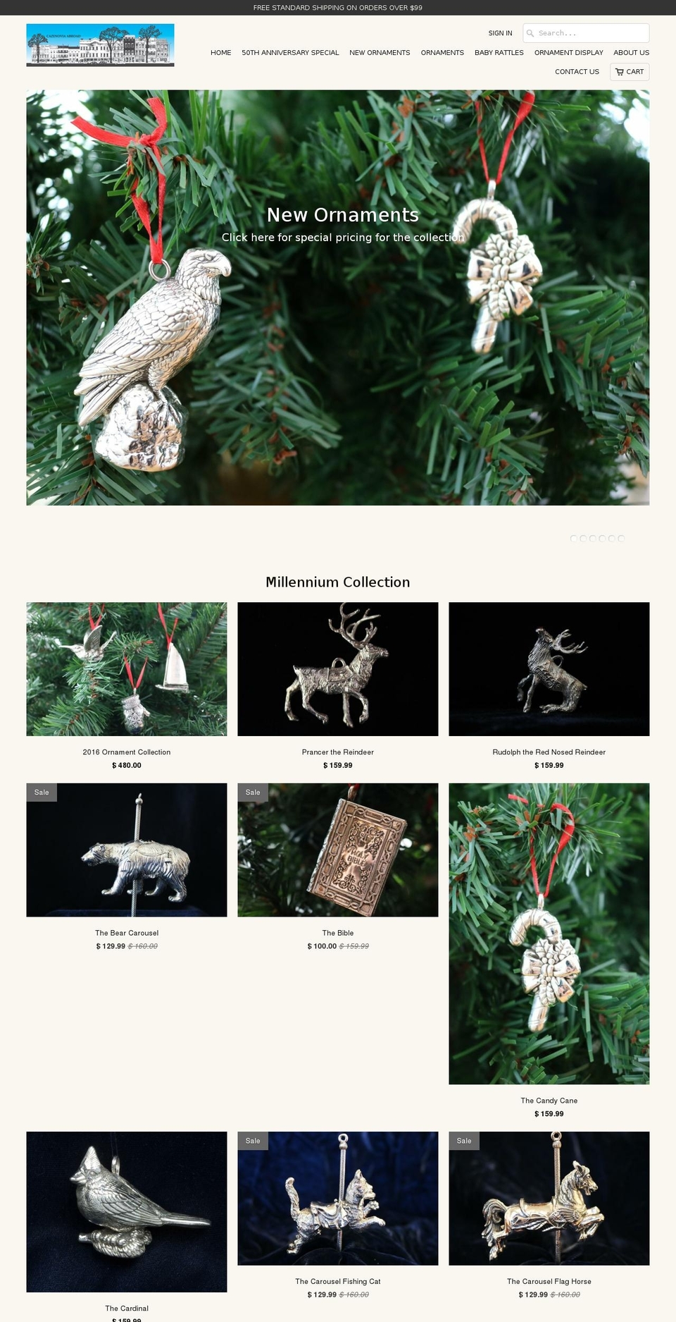 cazabroad.com shopify website screenshot