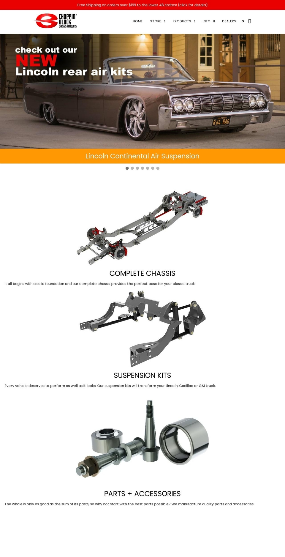 cb-chassis-products.myshopify.com shopify website screenshot