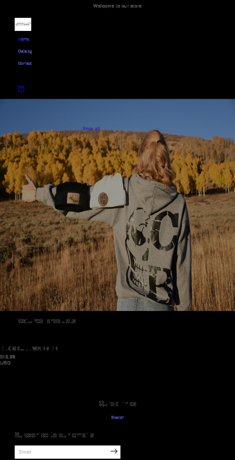 cbapparel.net shopify website screenshot