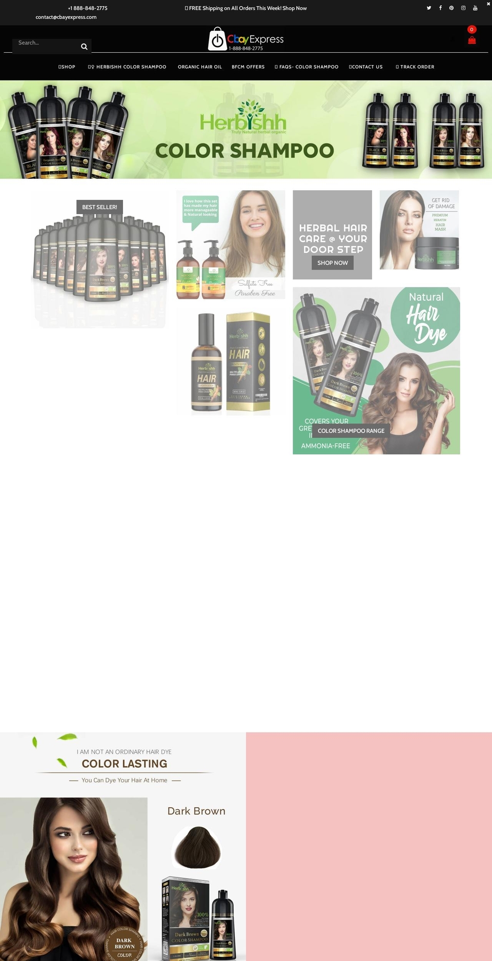 Cosmet-demo Shopify theme site example cbayexpress.com