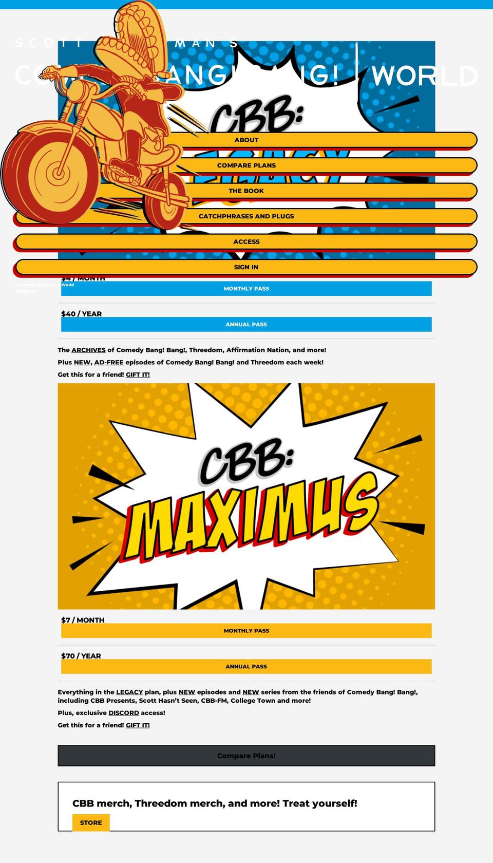 cbbworld.com — Shopify storefront screenshot