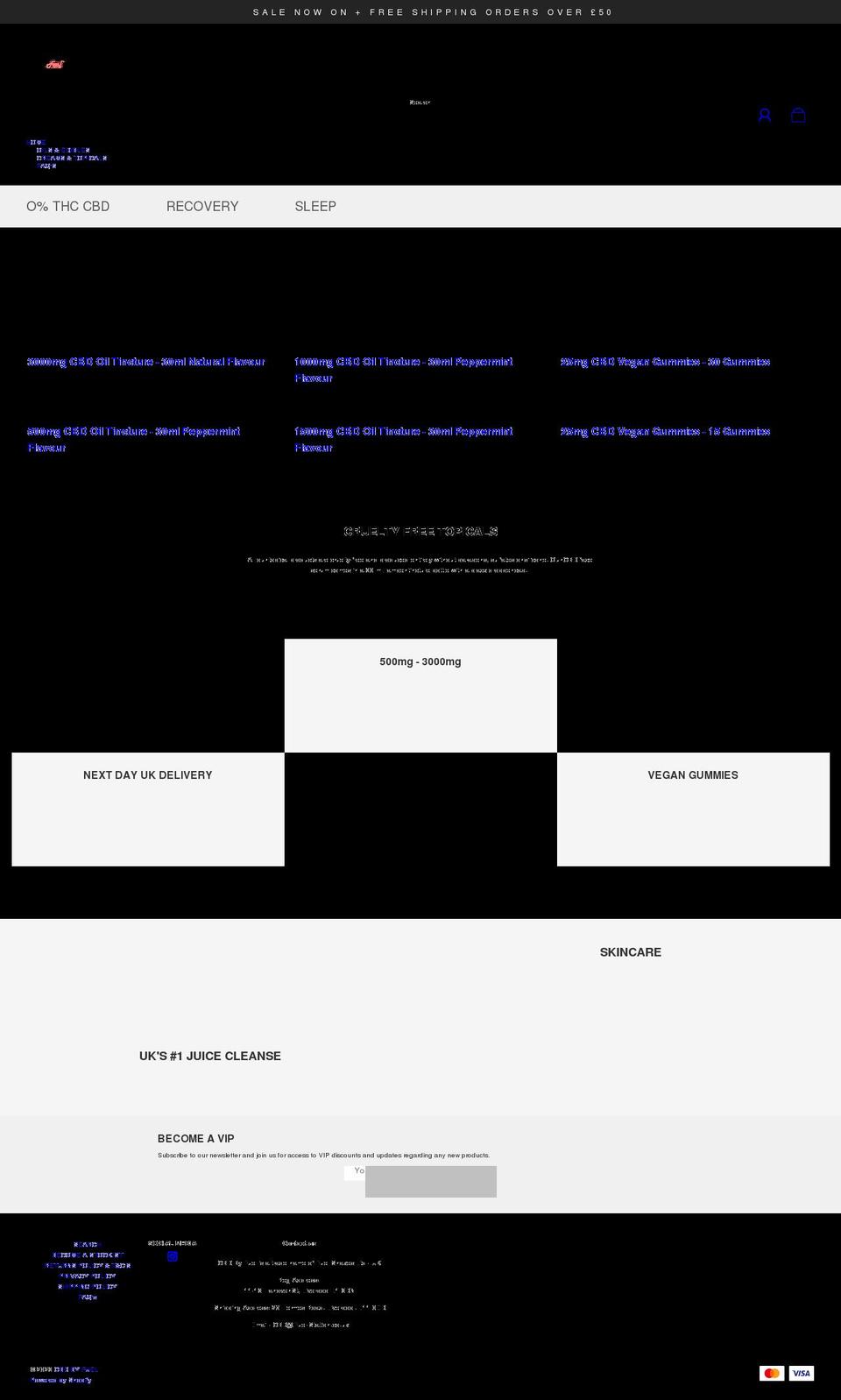 cbd-fs.com shopify website screenshot
