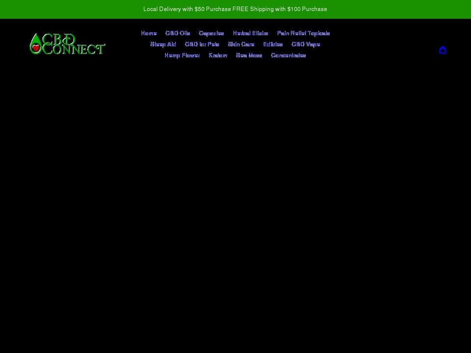 cbdconnectus.com shopify website screenshot