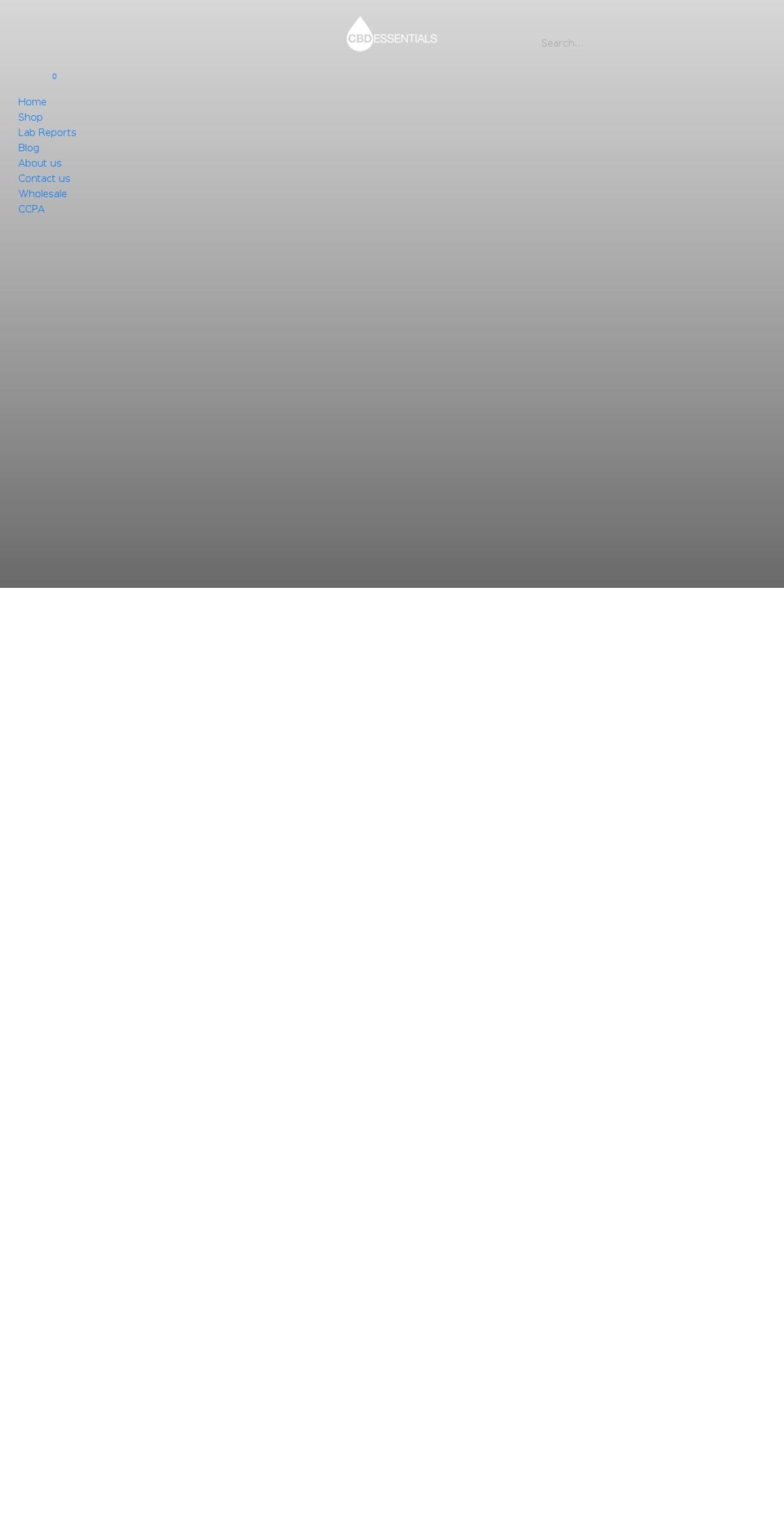 cbdessentialsusa.com shopify website screenshot