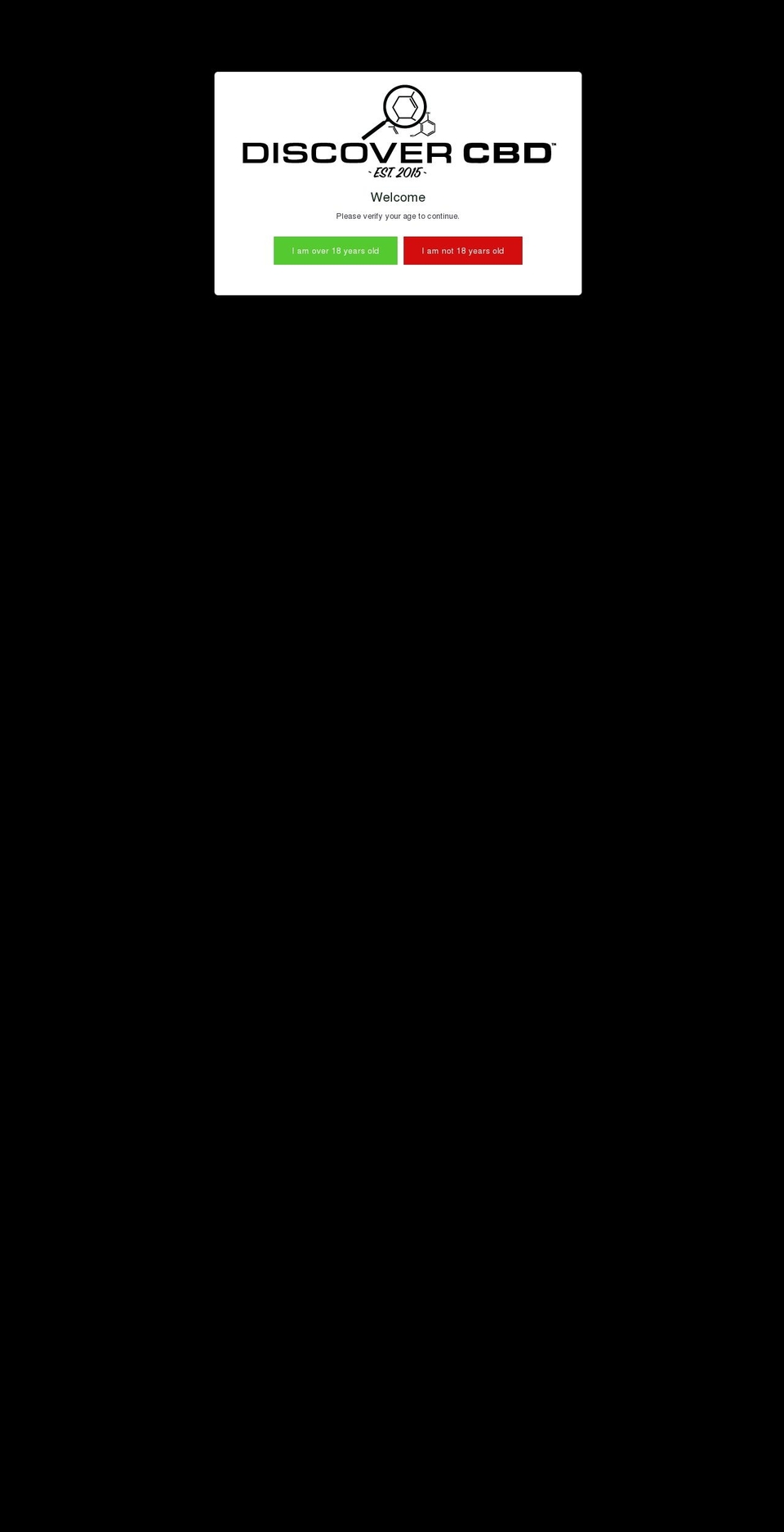 cbdoilsyringe.com — Shopify storefront screenshot