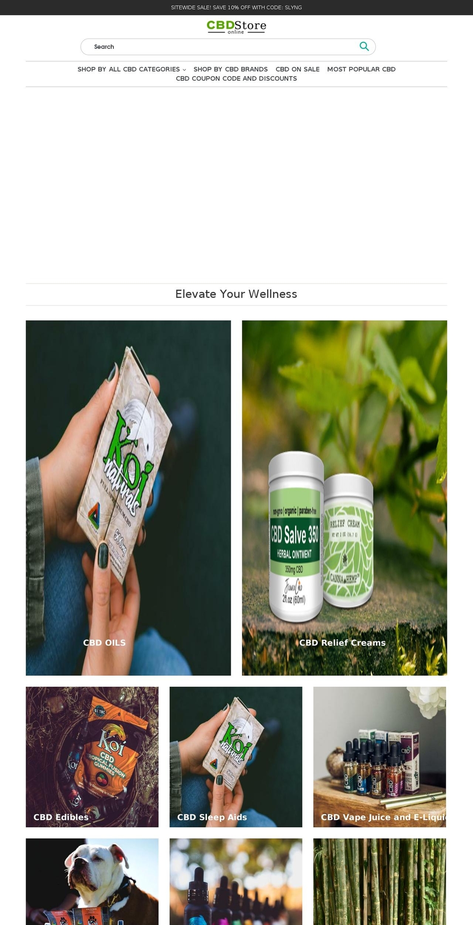 cbdstoreonline.com — Shopify storefront screenshot