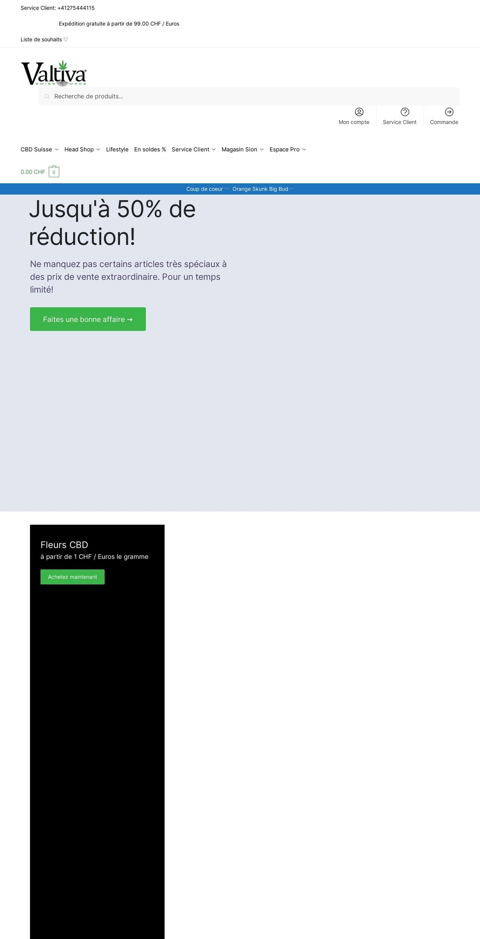 cbdswissmade.com — Shopify storefront screenshot