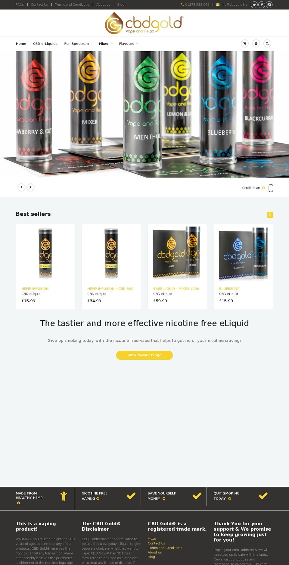 cbdwhitelabel.com — Shopify storefront screenshot