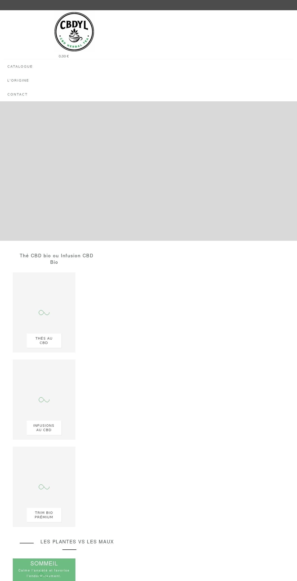 cbdyl.com shopify website screenshot