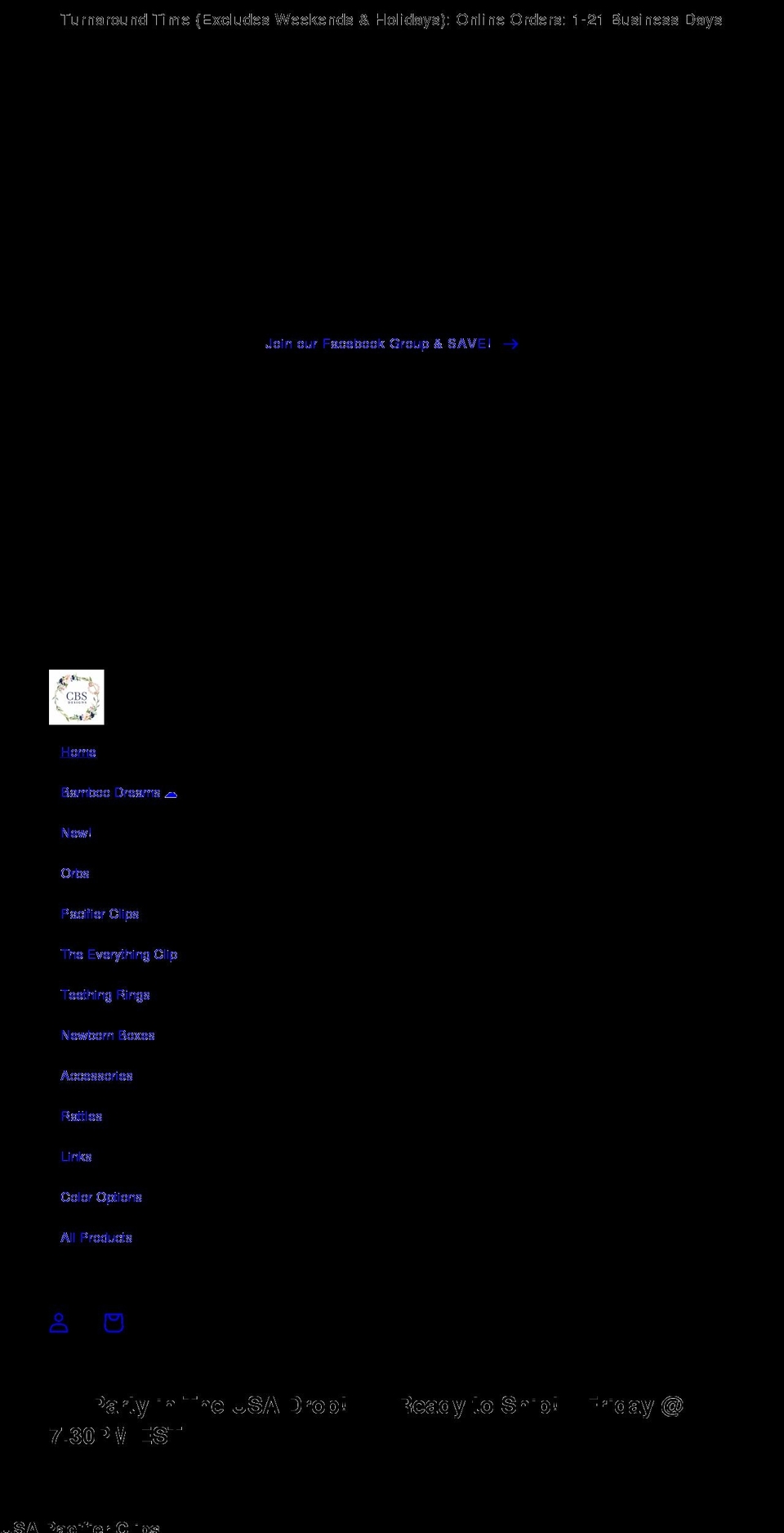 cbsdesigns.shop shopify website screenshot