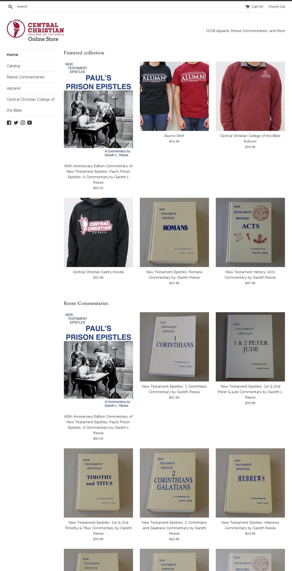 cccbstore.com — Shopify storefront screenshot