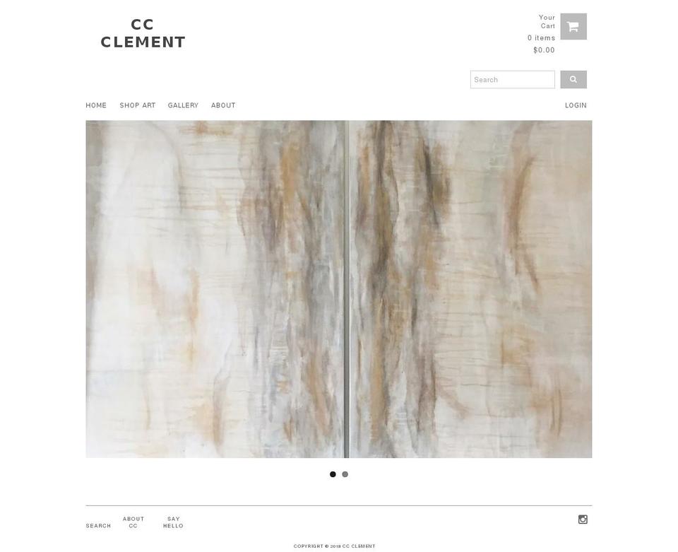ccclement.com shopify website screenshot