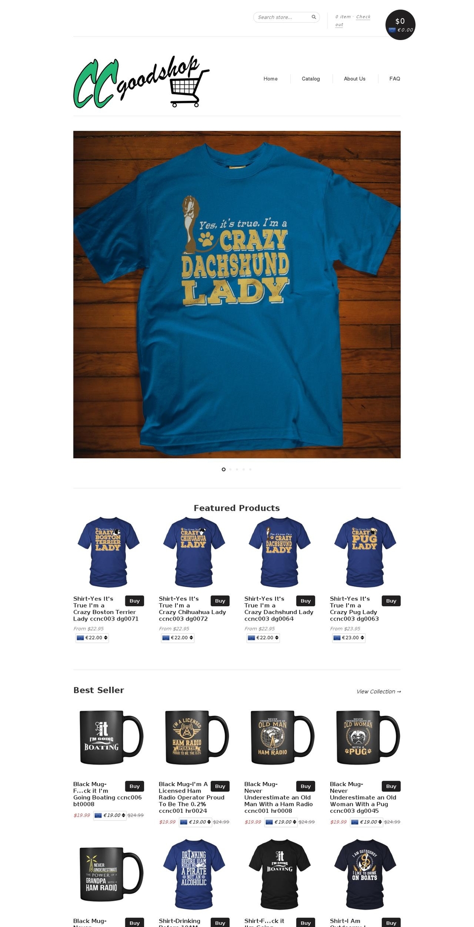 ccgoodshop.com shopify website screenshot