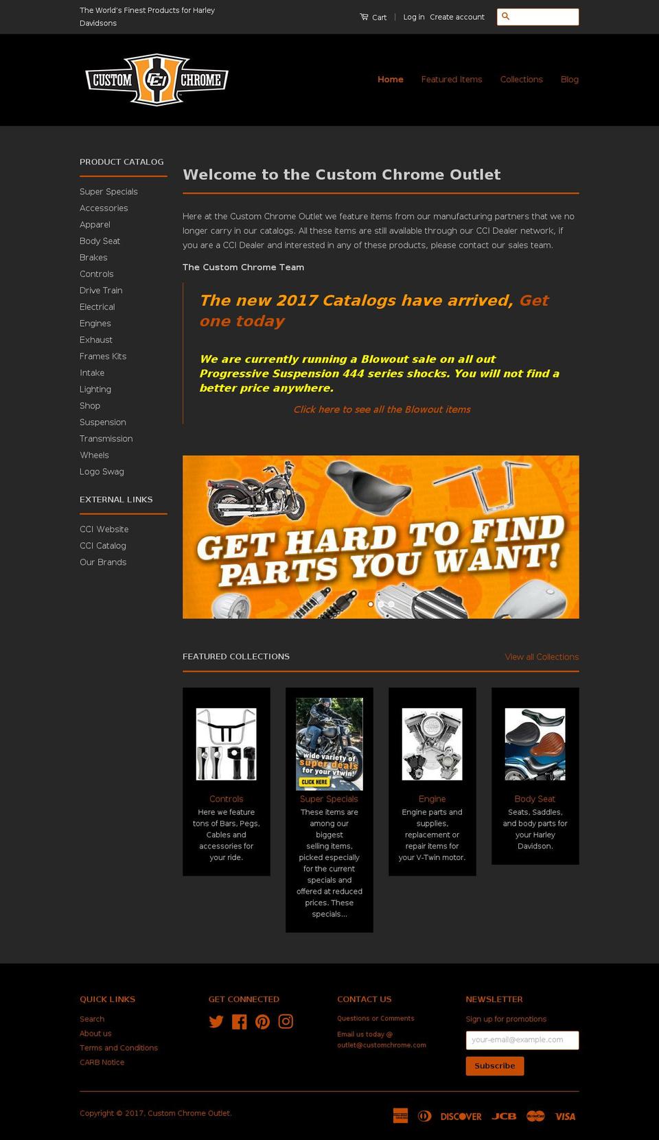 ccioutlet.com shopify website screenshot