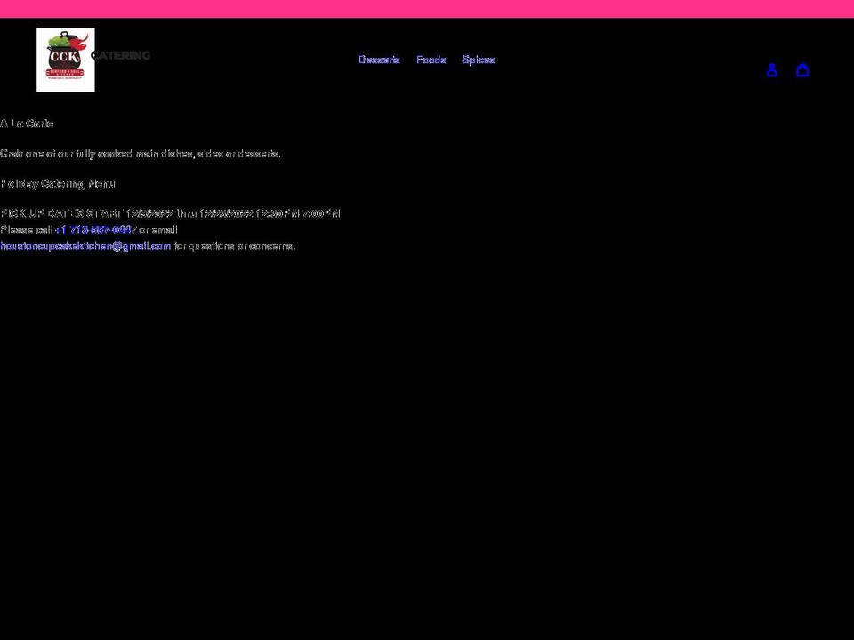 cck-cafe.myshopify.com shopify website screenshot