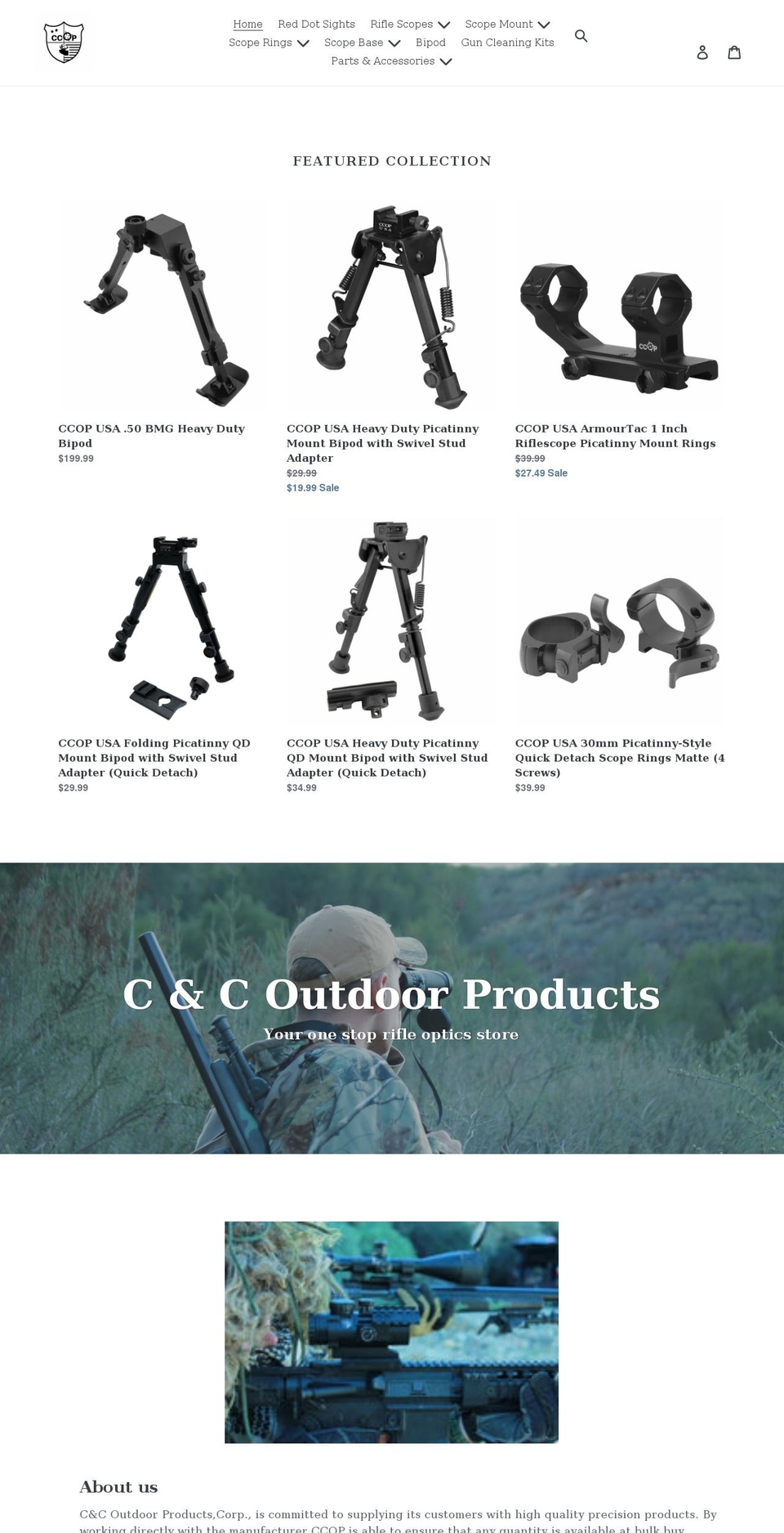 ccopusa.com shopify website screenshot