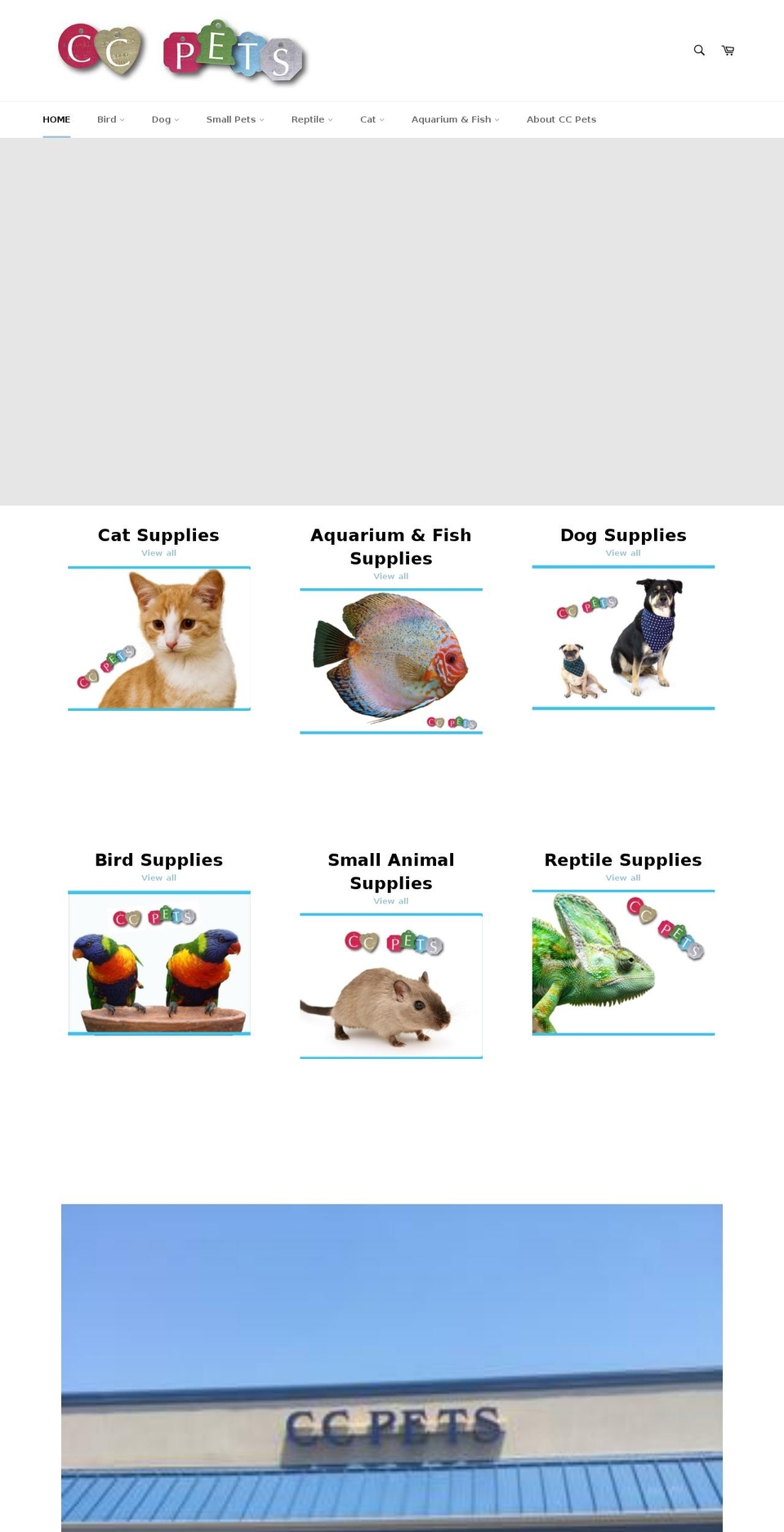 ccpetsonline.com — Shopify storefront screenshot